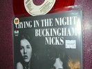 BUCKINGHAM NICKS CRYING IN THE NIGHT 45 RED VINYL MONO STEREO WHITE LABEL RE P/S