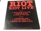 Riot - Riot Live (vinyl LP 1982 Elekta/Asylum 0-67969)