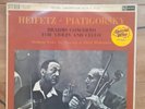 Heifetz Piatigorsky Brahms Violin Cello Concerto RCA LDS 2513 Vinyl  LP