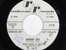 R&B Popcorn Soul 45 ERNIE FIELDS Workin' Out RENDEZVOUS promo HEAR