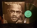 MALCOLM X. Ballots or Bullets LP FIRST AMENDMENT RECORDS