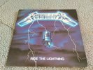 Metallica - Ride The Lightning LP Legendary Thrash Metal Vertigo Records 1989