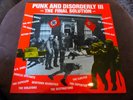 VARIOUS ARTISTS - PUNK AND DISORDERLY III - SPLATTER VINYL - UK ISSUE - EX