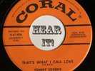 50s Hillbilly Bop 45 TOMMY SOSEBEE Thats What I Call Love / Time CORAL hear