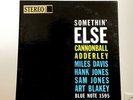 CANNONBALL ADDERLEY Something Else BST 1595 Blue Note First stereo pressing 1959