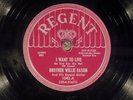 78 RPM -- Brother Willie Eason, Regent 1043, EE+ Blues - Sacred Steel Guitar