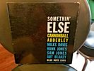 CANNONBALL ADDERLEY SOMETHIN' ELSE BLUE NOTE MONO DG EAR RVG W.63RD VG+ NICE