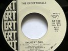 EXCEPTIONALS 45 What About Me Unlucky girl GRT VG 1971 funk soul promo Gt 334