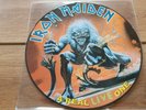 IRON MAIDEN -  A REAL LIVE ONE - RARE 10 TRACK PICTURE DISC RE- ISSUE LP MINT
