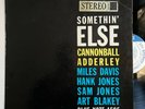 Something’ Else Blue Note LP 1595 Miles Davis Cannonball Adderley ear RVG