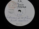 CAMILLE MAURANE Les Berceaux op.23 (GABRIEL FAURE) Acetate Monoface 78 Tours EX