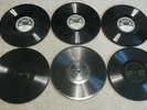 Six Edison Diamond Disc records 50381, 51115, 80089, 80061, 50949, He Lifted Me