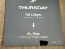 Thursday Last Show Lp - Saint Vitus Special Edition Full Collapse Signed #'d