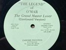 The Grand Master Lover - Legend Of O'Mar - Rare Disco Electro Rap 12