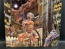 1986 IRON MAIDEN SOMEWHERE IN TIME 12” RECORD LP USED ORIGINAL ALBUM