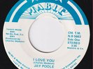 JAY POOLE I Love You RARE M- modern soul 45 superb stepper b/w disco LISTEN