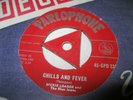 DICKIE LOADER & THE BLUE JEANS - CHILLS AND FEVER 7in SOUTH AFRICAN PARLOPHONE