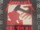 METALLICA Kill Em All LP 1983 ORIGINAL MEGAFORCE NEAR MINT INNER SLEEVE