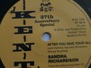 SANDRA RICHARDSON-AFTER YOU GIVE YOUR ALL/HYTONES-RUNAWAY GIRL  UK KENT 37th ANN