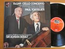 ASD 2906 Paul Tortelier SIGNED AUTOGRAPHED LP Elgar Cello Concerto Boult EMI