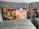 IRON MAIDEN VINYL ALBUMS. PIECE OF MIND and POWERSLAVE.