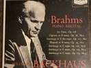 Brahms Piano Recital Wilhelm Backhaus London Vinyl LP CS 6021 VG++