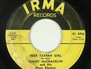 Blues R&B 45 - Jimmy McCracklin - Beer Tavern Girl - Irma - mp3