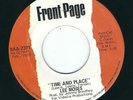 Soul / Funk Lee Moses FRONT PAGE 2301 Time and place / I can't take no chances ?