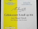 Dvorak: Cello Concerto - Enrico Mainardi **Deutsche Grammophon Tulip LP**