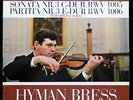Bach: Sonata No. 3 / Partita No. 3 - Hyman Bress **Original Eurodisc ED1 LP**