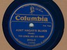 c 78 RPM Ted Lewis blue wax Columbia 2113-D in E-