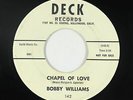 Doo-Wop 45 - Bobby Williams - Chapel Of Love - Deck - VG+ mp3