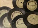 9 Vintage Voice-O-Graph Recording Vinyl Records Used w/ 1 mailing envelope