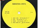 NARCOTICS SPOTS Mary Jane ACID Heroin RADIO COMMERCIALS rare drug related 7” EP