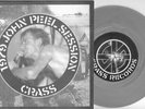CRASS 1979 John Peel Session EP ORIGINAL SILVER VINYL KBD Anarcho Punk HC