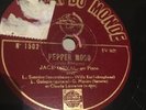 78 rpm- JACK DIEVAL - Pepper mood - LE CHANT DU MONDE 1503