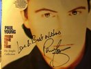 Paul Young - From Time To Time- 1991 Vinyl Album Compilation- Signed