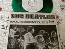 The Beatles-How Do You Do It/Revolution-Green Vinyl 45 w/Picture Sleeve