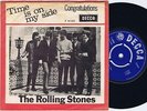 THE ROLLING STONES Time Is On My Side danish 45PS 1964 Decca 7”