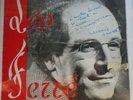 Ancien disque Vinyle 33 Tours Odéon avec dédicace de Léo Ferré