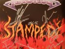 Krokus - Stampede 2LP orange Vinyl / komplett signiert fully autographed AC/DC