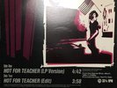 Van Halen  Promo Vinyl David Lee Roth Edit/Lp Version Hot For Teacher