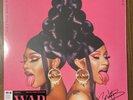 Cardi B Signed WAP Limited Edition PINK LP Vinyl Autograph Megan Thee Stallion