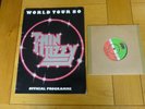 DARYL HALL AND JOHN OATES - SHE'S GONE 7 INCH RECORD AND THIN LIZZY PROGRAMME