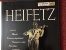 HEIFETZ PLAYS BACH UNACCOMPANIED SONATAS AND SONATAS AND PARITAS(complete)3 LP
