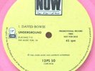 1986 DAVID BOWIE UNDERGROUND 12