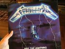 METALLICA RIDE THE LIGHTNING Elektra 60396-1 Re Sp Heavy Metal Thrash Vinyl  VG
