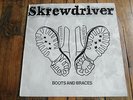 SKREWDRIVER Boots and Braces LP RRR 67 Rock O Rama Rac oi skinhead 1987 vinyl