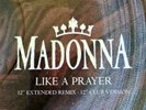Vintage 1989 Madonna Like a Prayer 12