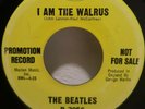 ROCK 45 RPM THE BEATLES, WEST COAST I AM THE WALRUS PICTURE SLEEVE AND PROMO 45